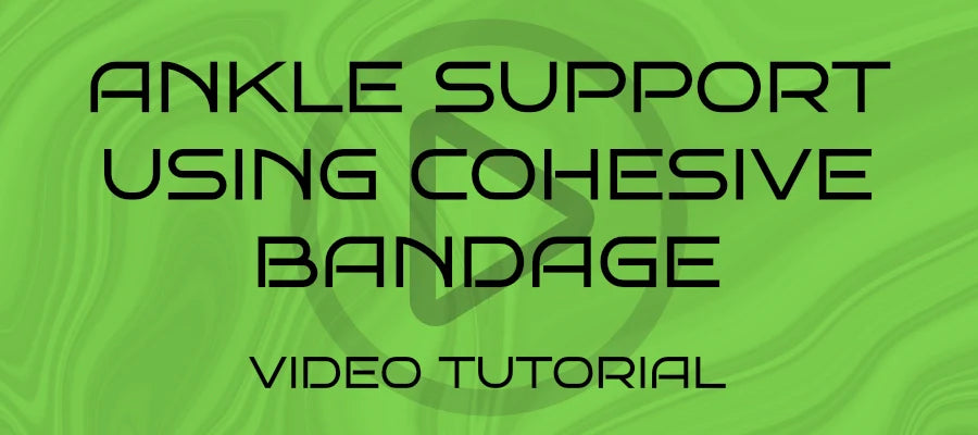 Ankle Support Using Cohesive Bandage
