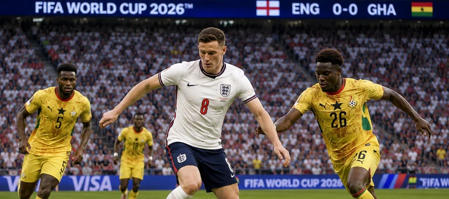 England vs Ghana: Three Lions Frustrated as Ghana Stand Firm in World Cup 2026 Stalemate