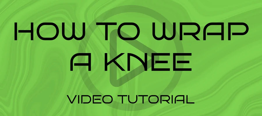 How to wrap a Knee using Zinc Oxide Tape