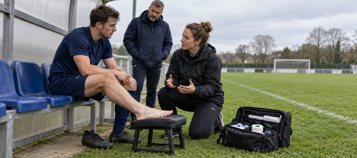 Emergency Taping for a Rolled Ankle: Support for the Sideline and Beyond