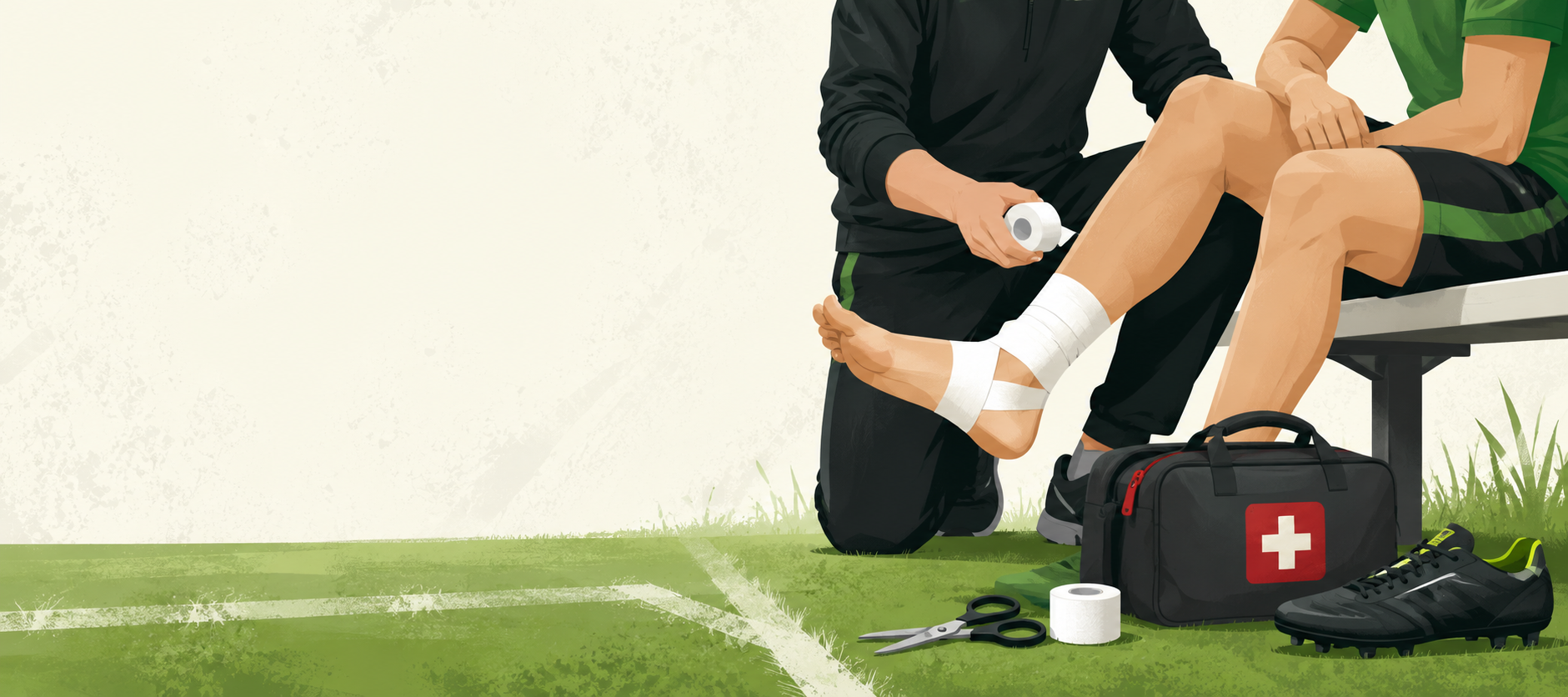 The 5-Minute Fix: Emergency Taping for a Rolled Ankle (The Coach's Guide)