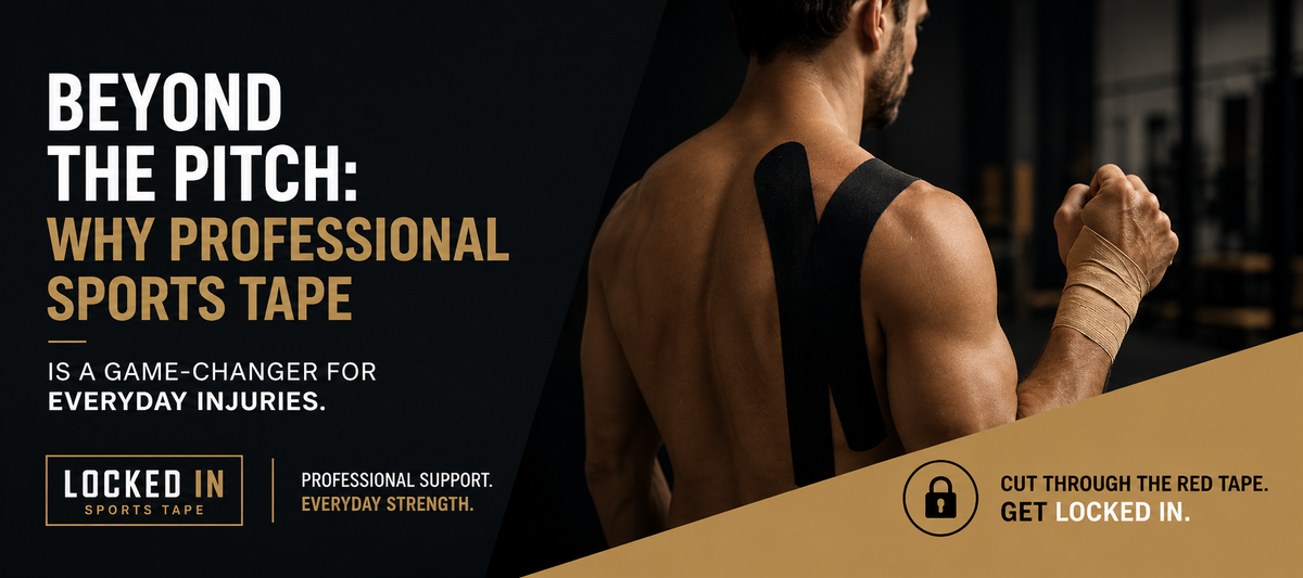 Beyond the Pitch: Why Professional Sports Tape is a Game-Changer for Everyday Injuries