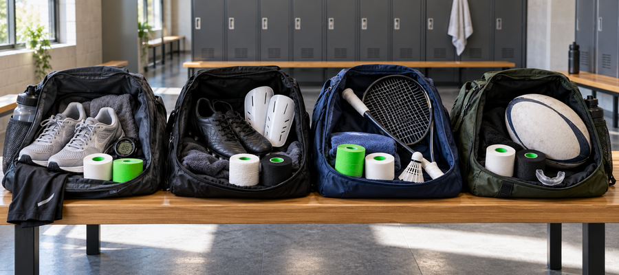 Introducing the New Locked In Sports Tape Bundles for Running, Football, Racket Sports and Rugby