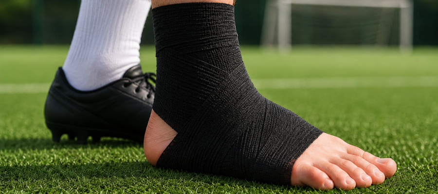 How to Support an Ankle Using a Cohesive Bandage (Step-by-Step Guide)
